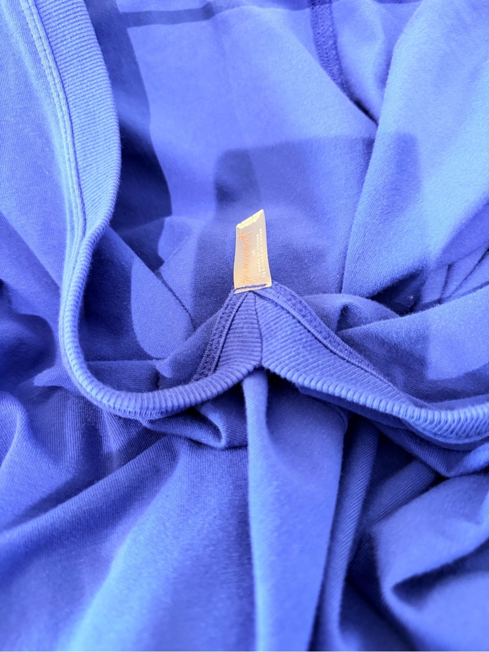 Free People Movement Hot Shot Romper -Blue Short Sleeve with Pockets - Picture 7 of 9